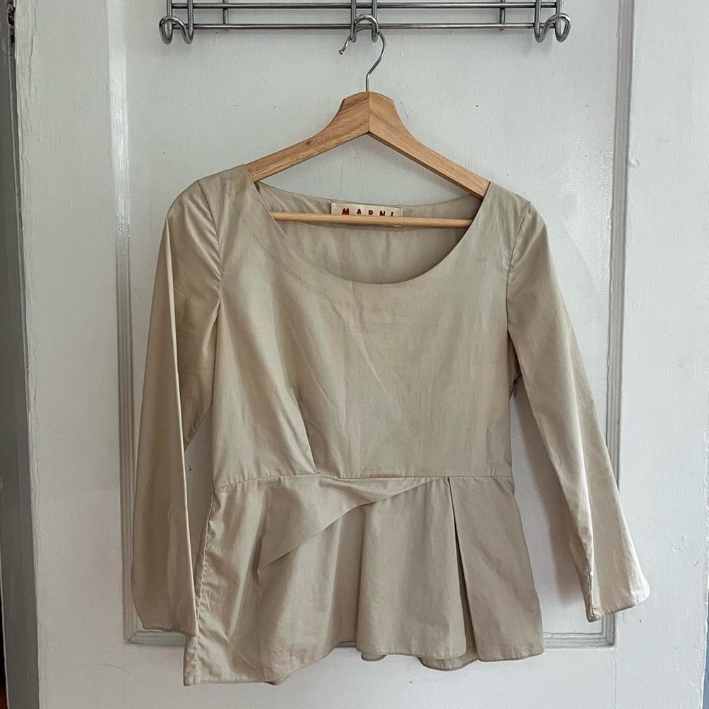 MARNI peplum top